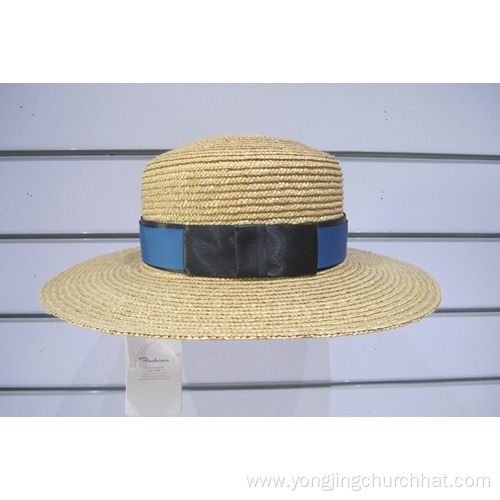 Women's Wheat Braid Sun Hats For Summer